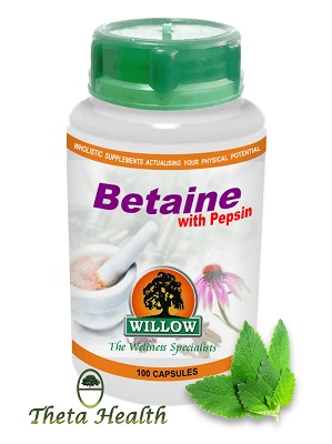 Betaine with Pepsin: Willow